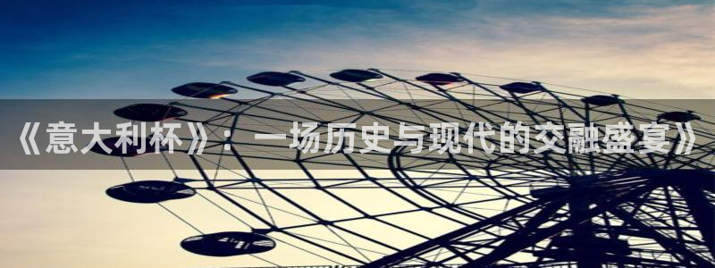雨燕360体育免费直播足球：《意大利杯》：一场历史与现代的交融盛宴》